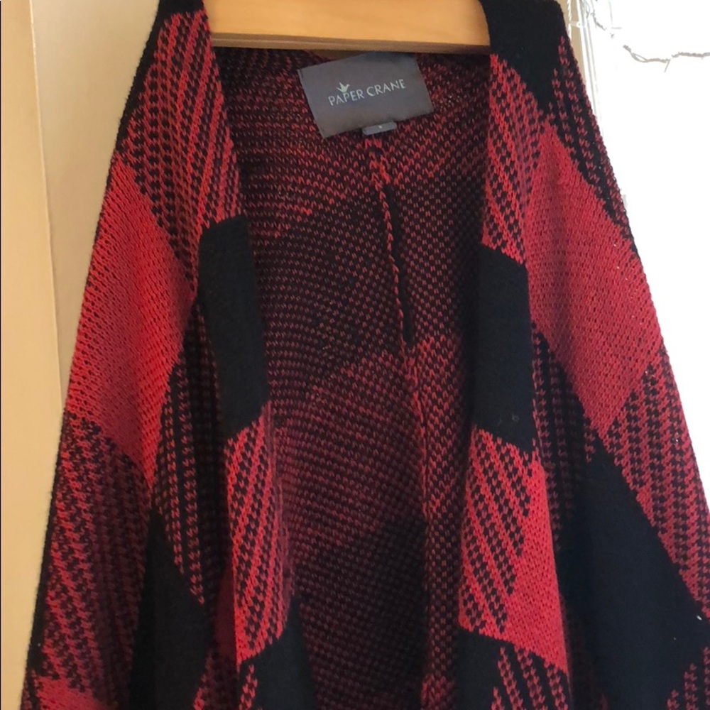 Plaid Shrug